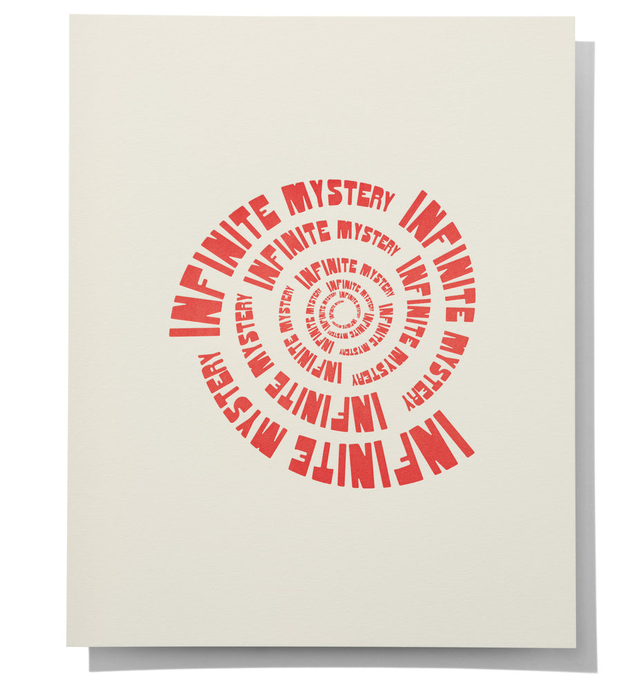 Mantra Print: Infinite Mystery